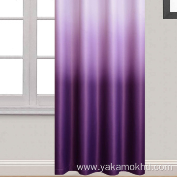 Purple Ombre Curtains for Bedroom